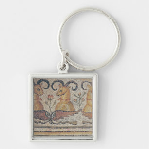 Detail from the border of a pavement keychain