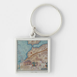 Detail from the Catalan Atlas, 1375 Keychain