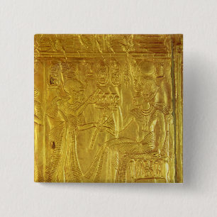 Detail from the Golden Shrine 2 Inch Square Button