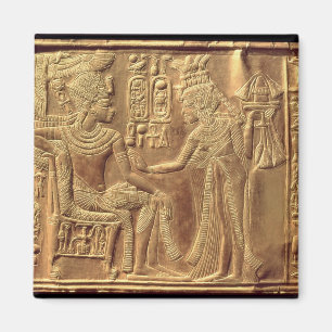 Detail from the Golden Shrine of Tutankhamun Magnet