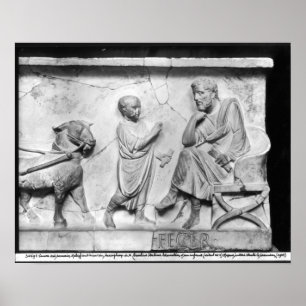 Detail from the sarcophagus of Cornelius Poster