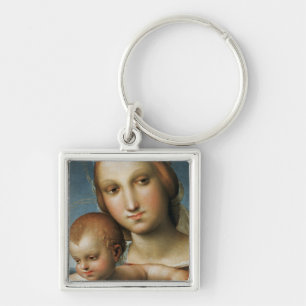 Detail from <Virgin and Child> Attributed to Rapha Keychain