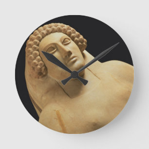 Detail of a female sarcophagus from Cadiz, 5th-4th Round Clock