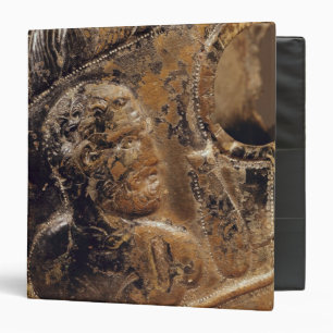 Detail of a gladiator's mask binder