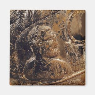 Detail of a gladiator's mask magnet