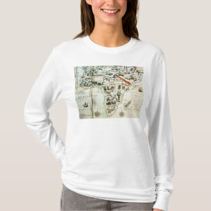 Detail of a map of the world showing Africa T-Shirt