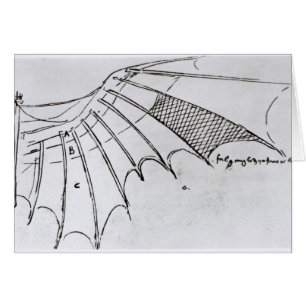 Detail of a mechanical wing