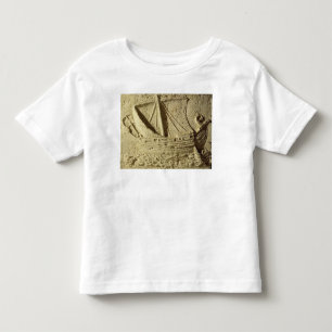 Detail of a relief of a boat, from a sarcophagus toddler t-shirt