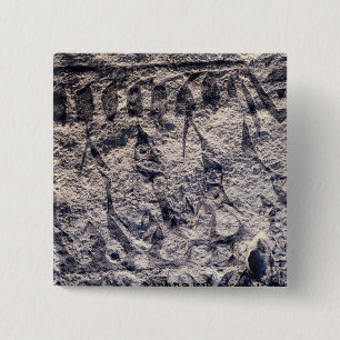 Detail of a ritual procession 2 inch square button