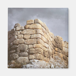 Detail of a stone wall magnet