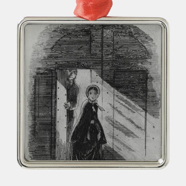 Detail of Amy Dorrit Metal Ornament (Front)