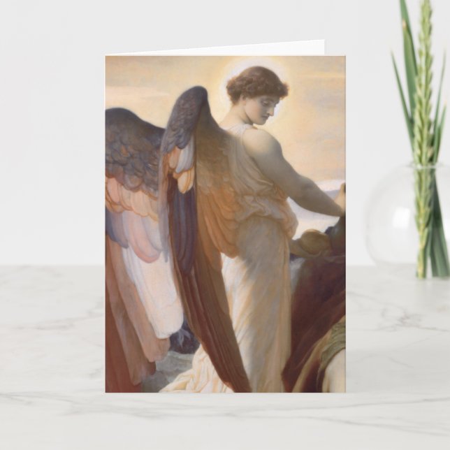 Detail of Angel, Elijah in the Wilderness Card (Front)
