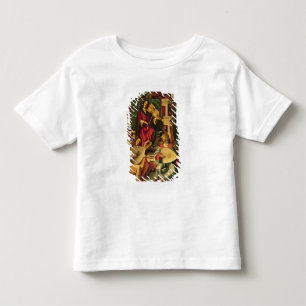 Detail of angel musicians toddler t-shirt