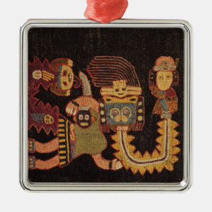 Detail of Burial cloth, Paracas Tribe Metal Ornament