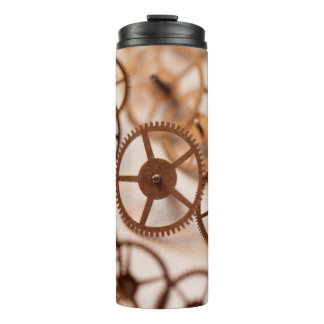 Detail of clock partsold, pocket, watch, accuracy, thermal tumbler