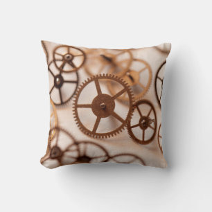 Detail of clock partsold, pocket, watch, accuracy, throw pillow