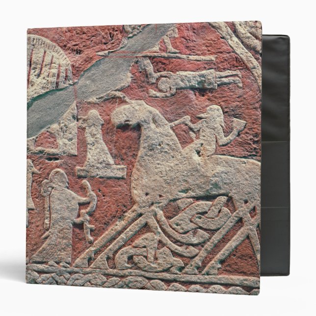 Detail of figures illustrating a saga binder (Front/Inside)