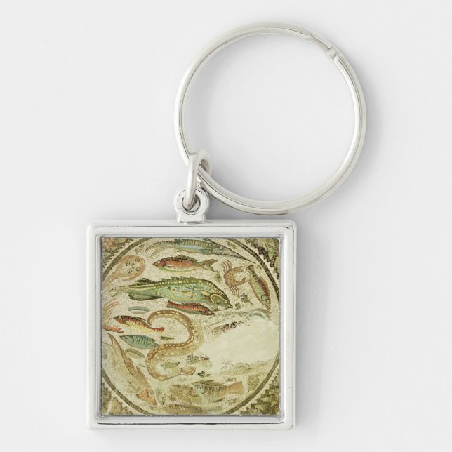Detail of fish, The Four Seasons, from Vega Baja Keychain (Front)