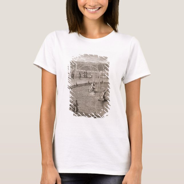 Detail of Fountain of Diana and Apollo at Versaill T-Shirt (Front)