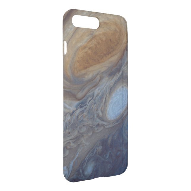 Detail of Jupiter Atmosphere Great Red Spot Uncommon iPhone Case (Back/Right)