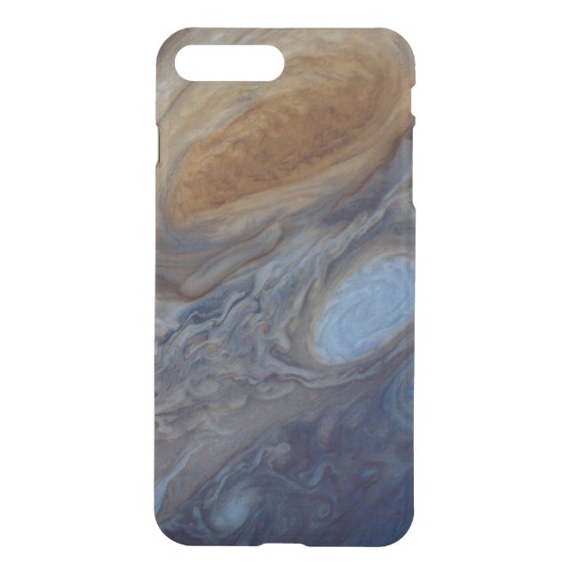 Detail of Jupiter Atmosphere Great Red Spot Uncommon iPhone Case (Back)
