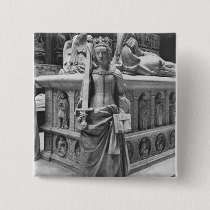 Detail of Justice 2 Inch Square Button