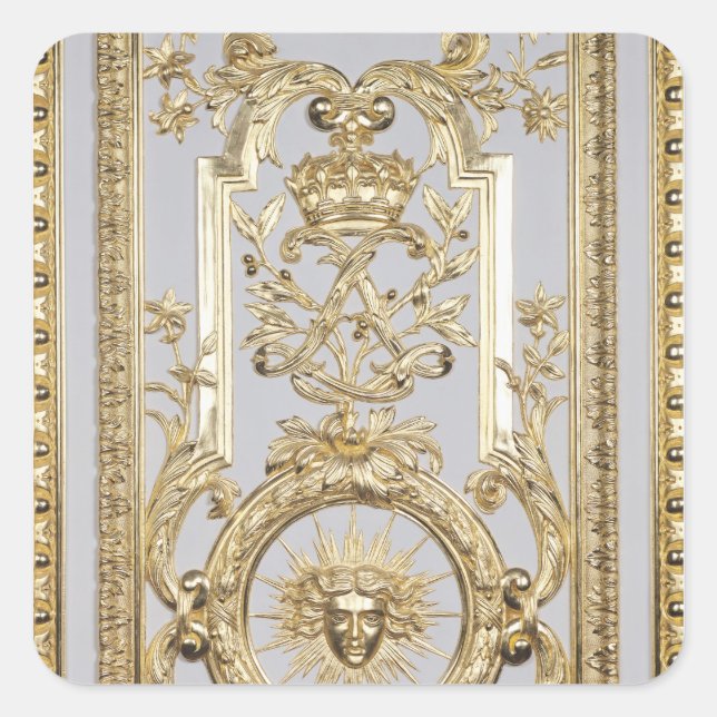 Detail of panelling square sticker (Front)