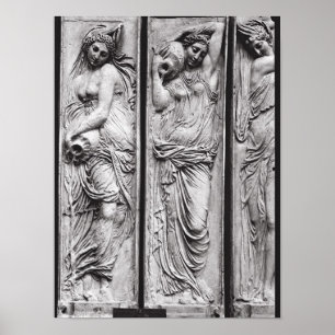 Detail of reliefs poster