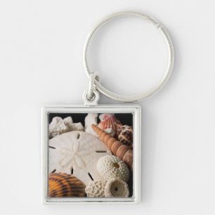 Detail Of Seashells From Around The World Keychain