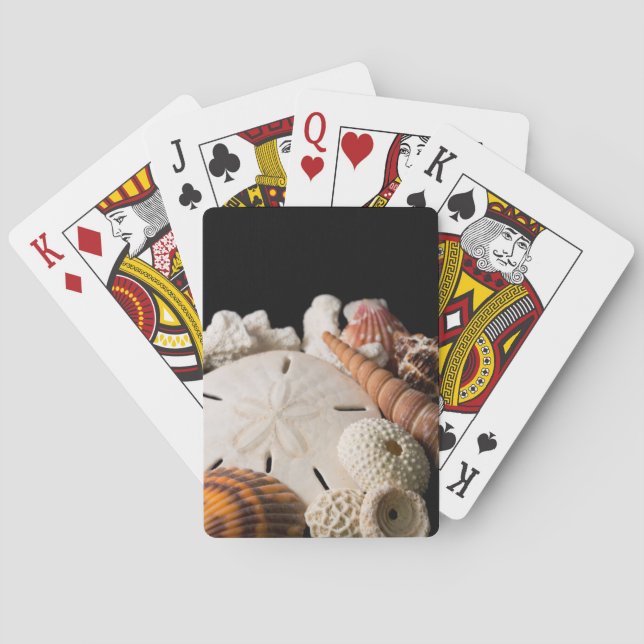 Detail Of Seashells From Around The World Playing Cards (Back)