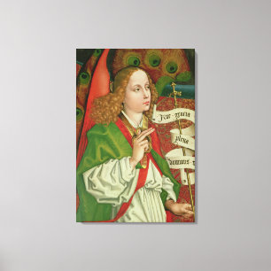 Detail of the Archangel Gabriel Canvas Print