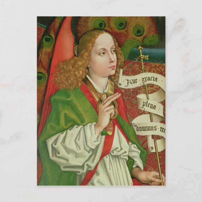 Detail of the Archangel Gabriel Postcard (Front)