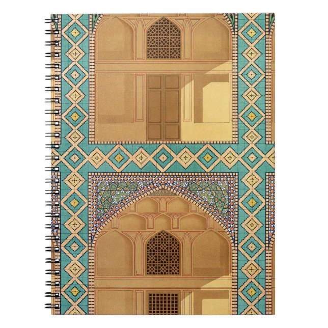 Detail of the Courtyard Arcades in the Medrese-i-S Notebook (Front)