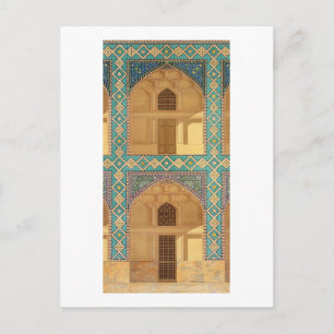 Detail of the Courtyard Arcades in the Medrese-i-S Postcard
