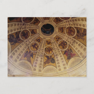 Detail of the dome, built 1635-42 postcard