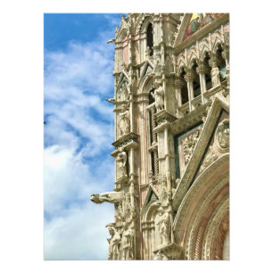 Detail of the Duomo in Siena, Italy Photo Print