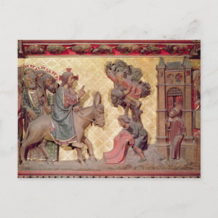 Detail of the entry of Christ into Jerusalem Postcard