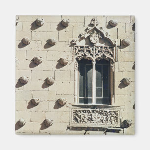 Detail of the exterior of the Casa de la Conchas Magnet
