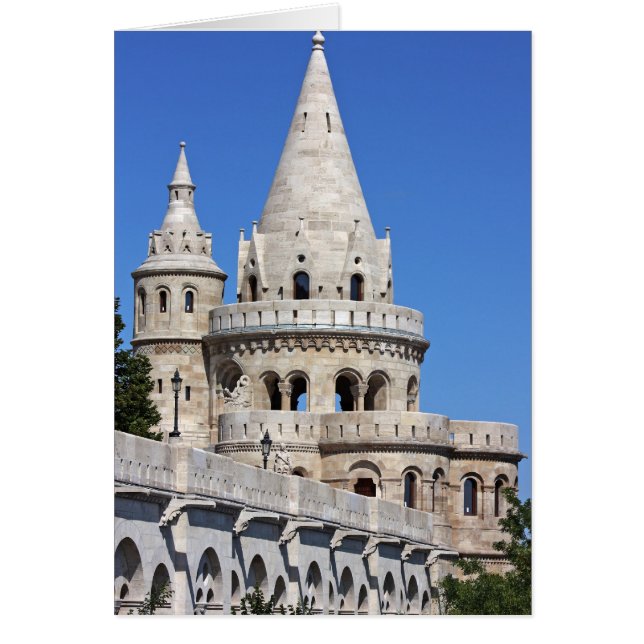 detail of the Fisherman's Bastion in Budapest (Front)