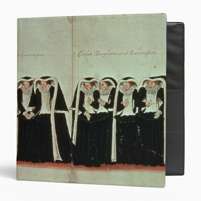 Detail of the Funeral Procession Binder (Front/Inside)