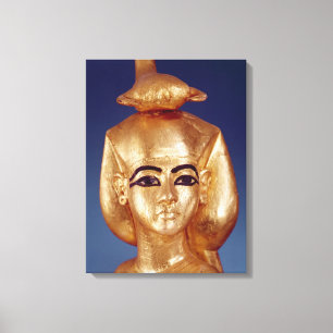 Detail of the goddess Selket Canvas Print