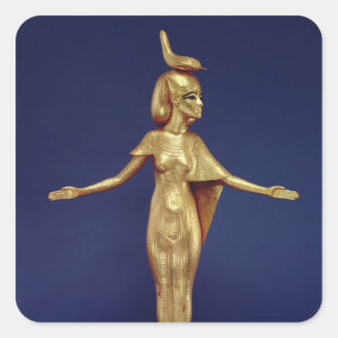 Detail of the goddess Selket Square Sticker