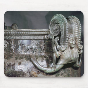 Detail of the gorgon handle from a krater mouse pad