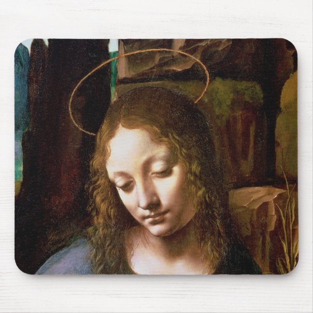 Detail of the Head of the Virgin Mouse Pad (Front)