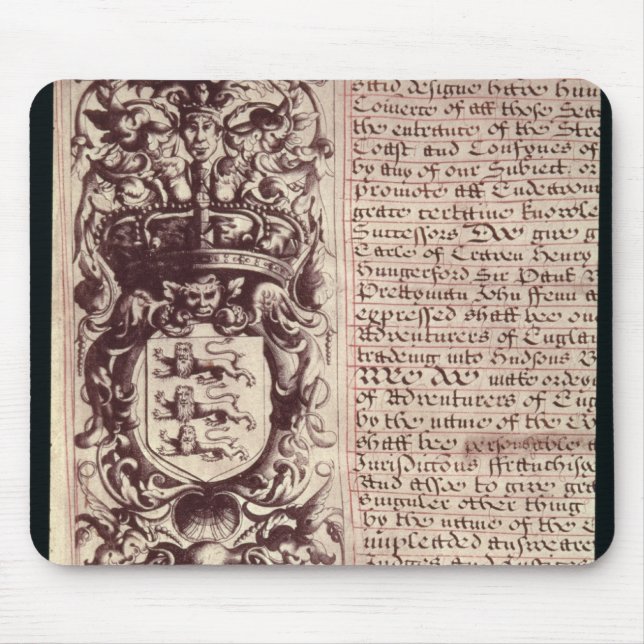 Detail of the left hand margin mouse pad (Front)