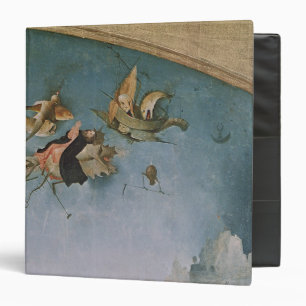 Detail of the left-hand panel binder