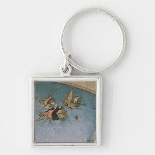 Detail of the left-hand panel keychain