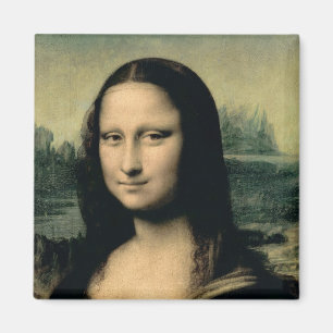 Detail of the Mona Lisa, c.1503-6 Magnet