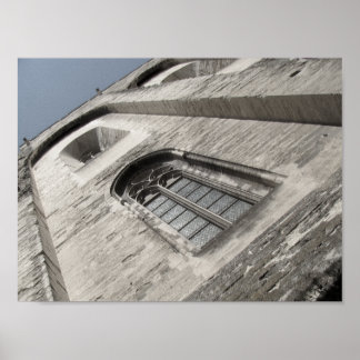 Detail of the Palais des Papes, Avignon, France Poster