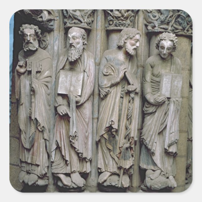 Detail of the Portico Square Sticker (Front)